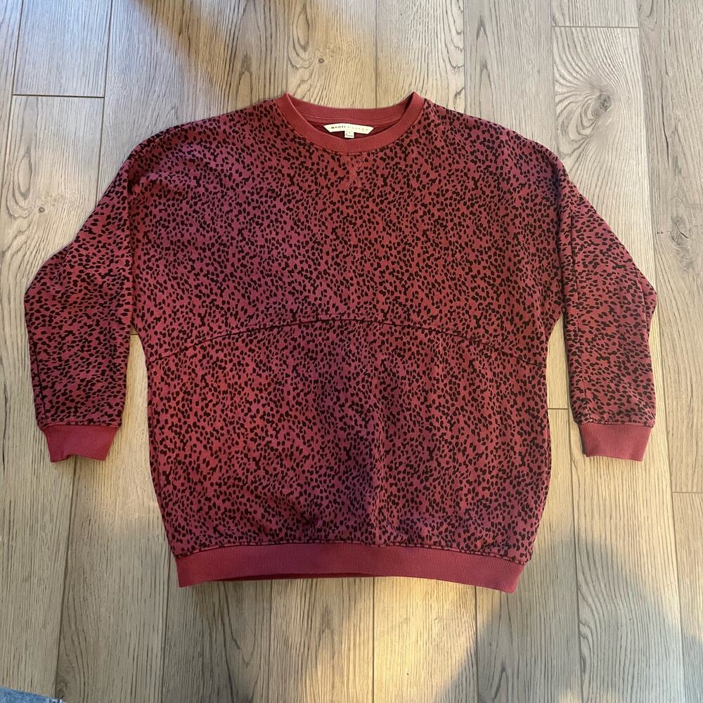 Hatch maternity leopard print sweater